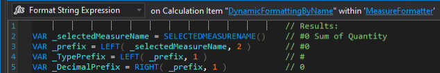 First part of Calculation