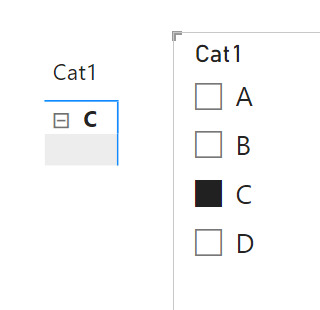 Filtered matrix