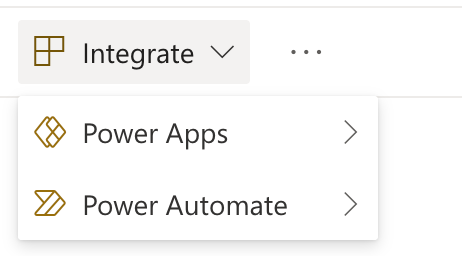 Sharepoint List - Integrate button without Power BI